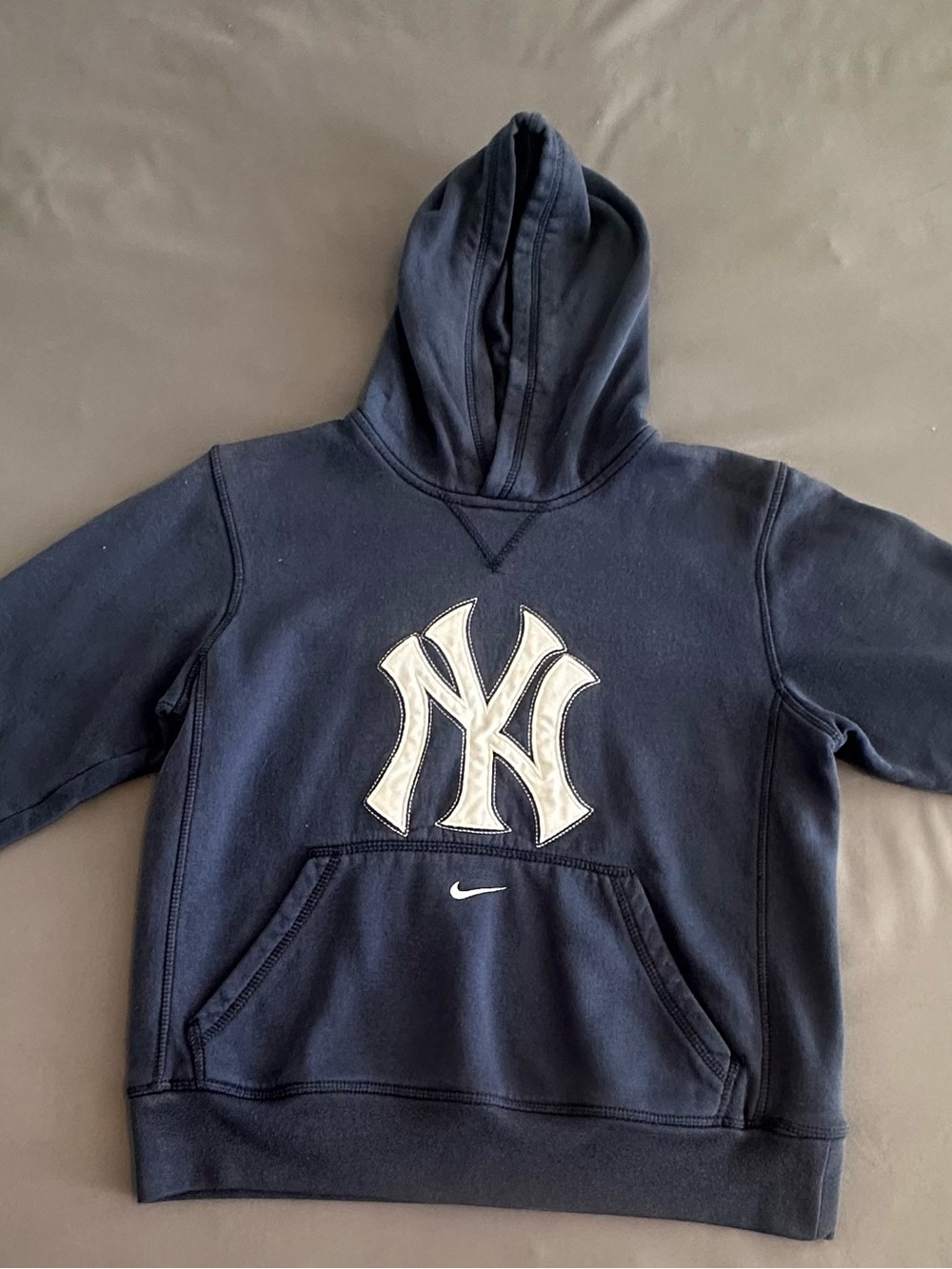 Nike New York Yankees Hoodie Youth S 8-10 Navy MLB Pullover